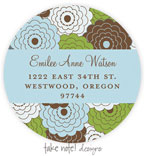 Take Note Designs - Address Labels (Retro Floral - Graduation)