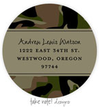 Take Note Designs - Address Labels (Camo - Graduation)