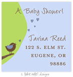 Take Note Designs - Address Labels (Cheeping Bird Boy - Baby Shower)
