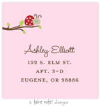 Take Note Designs - Address Labels (Ladybug on Branch - Baby Shower)