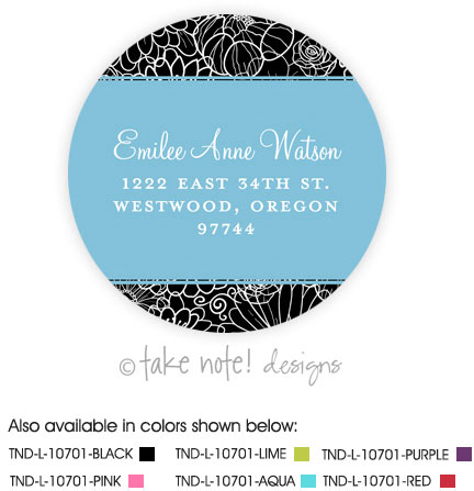 Take Note Designs - Address Labels (Modern Floral Custom Wrap - Graduation) Take Note Designs - Address Labels (Modern Floral Custom Wrap - Graduation)