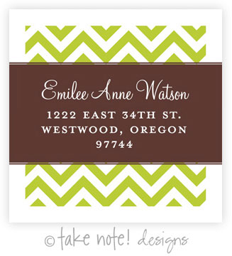 Take Note Designs - Address Labels (Designer Chevron Coffee Wrap - Graduation) Take Note Designs - Address Labels (Designer Chevron Coffee Wrap - Graduation)