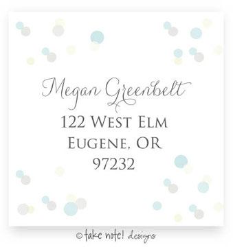 Take Note Designs - Address Labels (Champagne Bubble Joy) Take Note Designs - Address Labels (Champagne Bubble Joy)