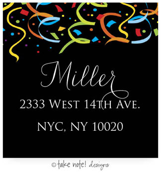 Take Note Designs - Address Labels (Confetti Fun) Take Note Designs - Address Labels (Confetti Fun)
