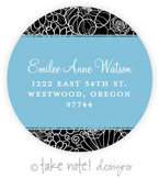 Take Note Designs - Address Labels (Modern Floral Custom Wrap - Graduation)