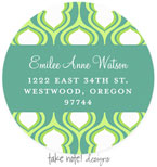 Take Note Designs - Address Labels (Retro Hourglass - Graduation)