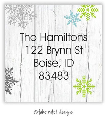 Take Note Designs - Address Labels (Rustic Cheer - Holiday) Take Note Designs - Address Labels (Rustic Cheer - Holiday)