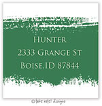 Take Note Designs - Address Labels (Green Painted Band - Holiday)