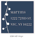Take Note Designs - Address Labels (Simple Berries On Blue - Holiday)