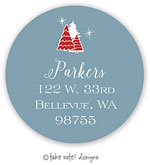 Take Note Designs - Address Labels (Most Wonderful Time Blue - Holiday)