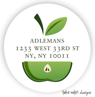 Take Note Designs - Address Labels (Apple Bowl)
