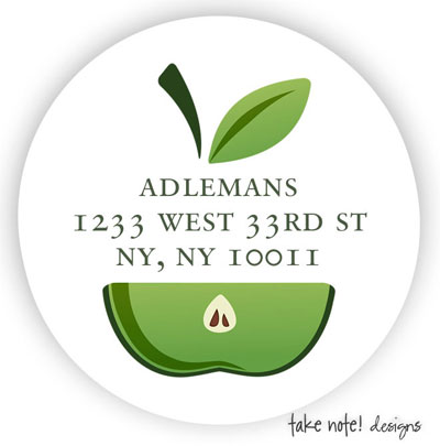 Take Note Designs - Address Labels (Apple Bowl) Take Note Designs - Address Labels (Apple Bowl)