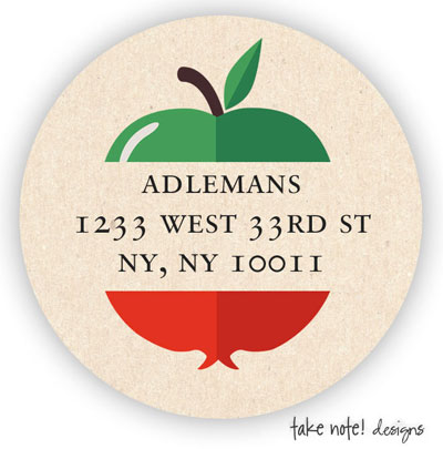 Take Note Designs - Address Labels (Split Fruit Frame)