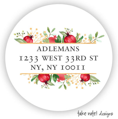 Take Note Designs - Address Labels (Watercolor Elegant Border) Take Note Designs - Address Labels (Watercolor Elegant Border)