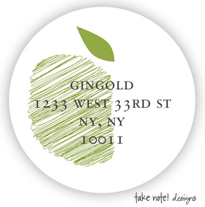 Take Note Designs - Address Labels (Apple Sketch) Take Note Designs - Address Labels (Apple Sketch)