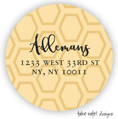 Take Note Designs - Address Labels (Honeycomb) Take Note Designs - Address Labels (Honeycomb)