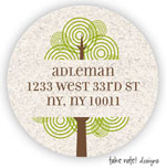 Take Note Designs - Address Labels (Kraft Modern Tree)