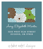 Take Note Designs - Address Labels (Floral Bunch and Turquoise Graduation)