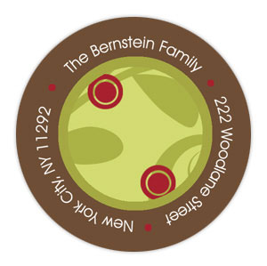 Take Note Designs - Address Labels (Green Vines with Apple - Jewish New Year)