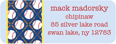 Address Labels by iDesign - Baseball (Camp)