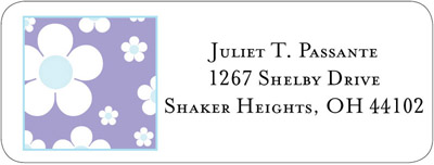 Address Labels by iDesign - Daisies - Pastel Purple (Everyday)