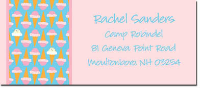 Address Labels by iDesign - Ice Cream Cones (Camp)