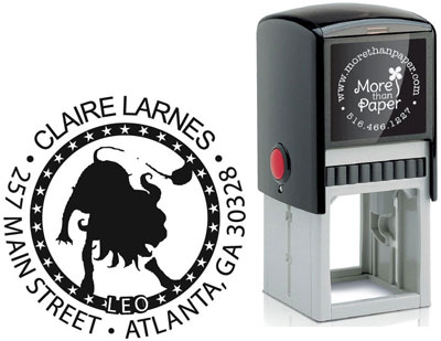 Leo Custom Self-Inking Stamps by More Than Paper (4924) Leo Custom Self-Inking Stamps by More Than Paper (4924)