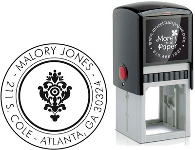 Mallory Custom Self-Inking Stamps by More Than Paper (4924)