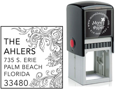 Wines Custom Self-Inking Stamps by More Than Paper (4924)