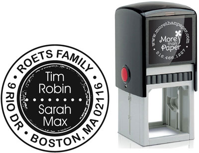 Distressed Couple Custom Self-Inking Stamps by More Than Paper (4924) Distressed Couple Custom Self-Inking Stamps by More Than Paper (4924)