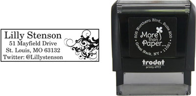 Stenson Custom Self-Inking Stamps by More Than Paper (4915)