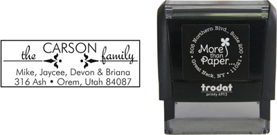 Carson Custom Self-Inking Stamps by More Than Paper (4915) Carson Custom Self-Inking Stamps by More Than Paper (4915)