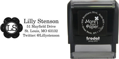 Stenson Initials Custom Self-Inking Stamps by More Than Paper (4915) Stenson Initials Custom Self-Inking Stamps by More Than Paper (4915)