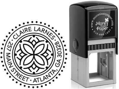 Celtic Design Custom Self-Inking Stamps by More Than Paper (4924)