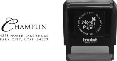 m301 Custom Self-Inking Stamps by More Than Paper (4915)
