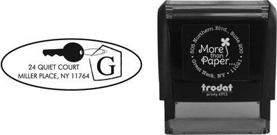 Oval Key Custom Self-Inking Stamps by More Than Paper (4915) Oval Key Custom Self-Inking Stamps by More Than Paper (4915)