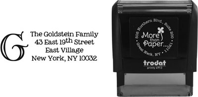 m304 Custom Self-Inking Stamps by More Than Paper (4915)