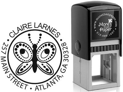 Butterfly Custom Self-Inking Stamps by More Than Paper (4924) Butterfly Custom Self-Inking Stamps by More Than Paper (4924)