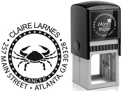 Cancer Custom Self-Inking Stamps by More Than Paper (4924)