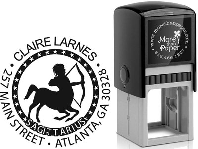 Sagittarius Custom Self-Inking Stamps by More Than Paper (4924)