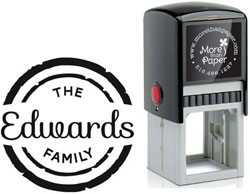 Edwards Custom Self-Inking Stamps by More Than Paper (4924)