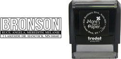 Bronson Custom Self-Inking Stamps by More Than Paper (4915)