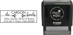 Carson Custom Self-Inking Stamps by More Than Paper (4915)