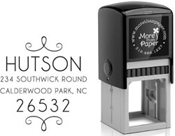 Hutson Custom Self-Inking Stamps by More Than Paper (4924)