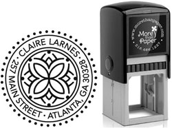 Celtic Design Custom Self-Inking Stamps by More Than Paper (4924)