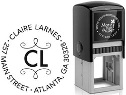 Larnes Custom Self-Inking Stamps by More Than Paper (4924)