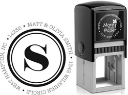 Simply Stated Custom Self-Inking Stamps by More Than Paper (4924)