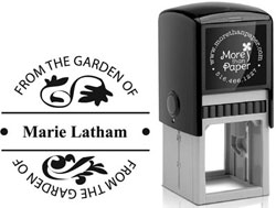 From The Garden Of Custom Self-Inking Stamps by More Than Paper