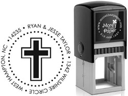 Cross Custom Self-Inking Stamps by More Than Paper (4924)