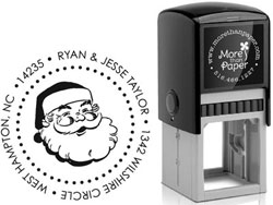 Santa Custom Self-Inking Stamps by More Than Paper